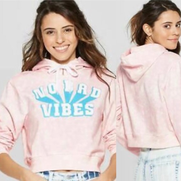 SALE! NWT Freeze NO BAD VIBES Tie-Dye Pink and Blue HOODIE SWEATSHIRT XXL - Picture 13 of 13
